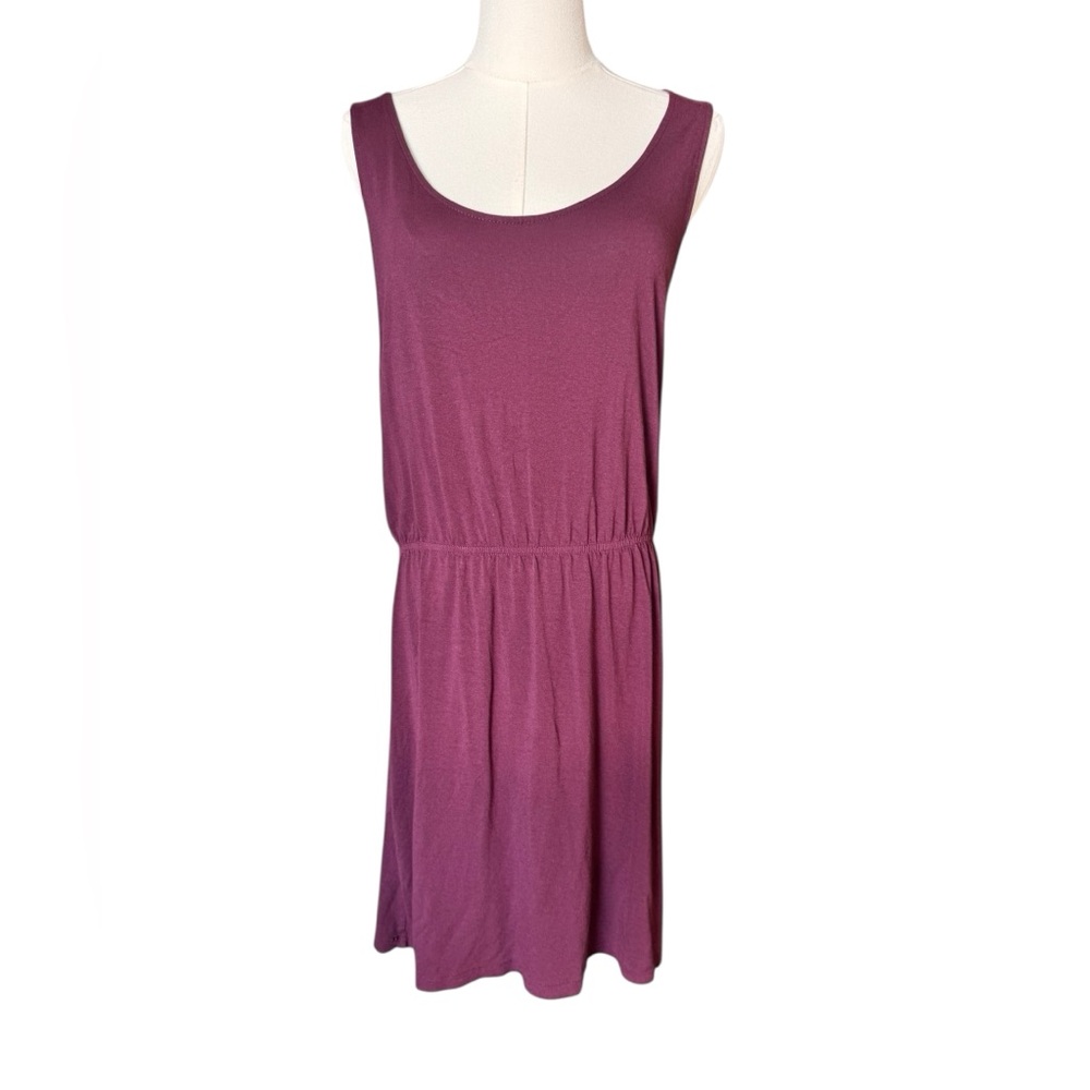 H & M Sleeveless Dark Purple Dress Size Medium